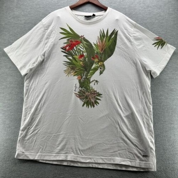 Sean John Other - Sean John Men's 2XL Embroidered Floral Short Sleeve Crewneck T-Shirt (A17)